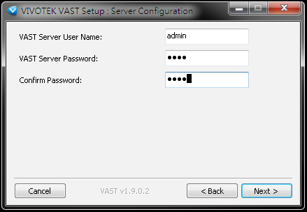 VAST-installation Installera VAST-mjukvaran 1. Kör VAST_Setup.exe på datorn och ange plats för installation av programmet. 2.