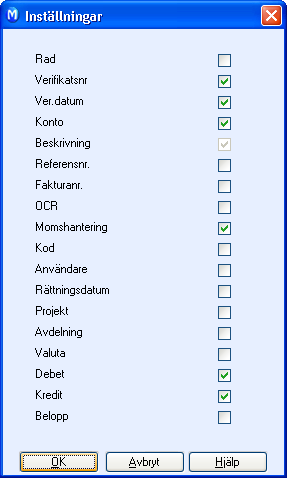 HUVUDBOK Nedan har vi också beskrivit hur du kan börja i fliken Saldobalans huvudbok och bläddra dig ner i strukturen. Du kan också ange det önskade urvalet direkt i varje flik om du vill.