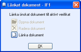 VERIFIKATREGISTRERING Huvudbok: Ett nytt verifikat med motsatta poster skapas. I verifikatbeskrivningen registreras en referens till originalverifikatet. Bokföringslistan skrivs ut.