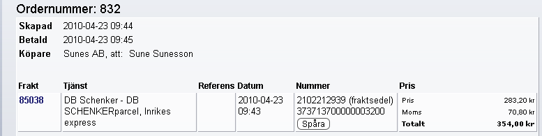 Bokningar Här får du den samlade informationen om de upphämtningar (bokningar) som gjorts. Kontoinställningar Dina inställningar för ditt användarkonto.