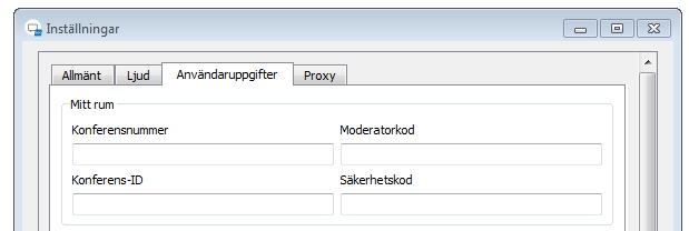 Sida 20 av 29 6 Mitt rum Mitt rum startas genom att klicka på ikonen Mitt rum på vänster sida av navigeringsfönstret. Du kan lägga till fler deltagare genom att dra dem till fönstret Kommunikation.