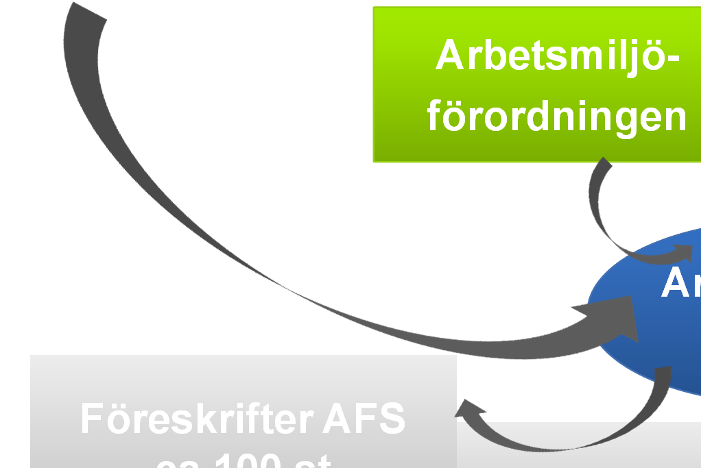 Riksdag Arbetsmiljölagen Regering Föreskrifter AFS ca 100 st