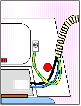 finns det tre anslutningsskruvar. Med en dimmer kan man reglera ljusets styrka genom att vrida på ratten. På nya dimrar kan man också tända och släcka genom att trycka in knappen.