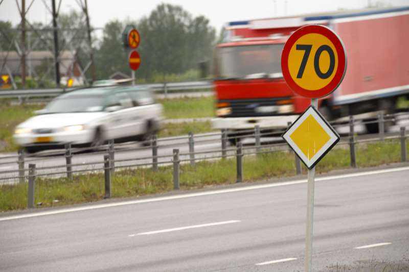 Nollvisionen En förlåtande vägmiljö Photo: