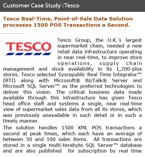 Biztalk i enterprise 90% of the Fortune Global 100 use BizTalk 12 of the 15 largest retailers in the world 5 of 10 largest hotel chains in the world 6 of the 8 largest U.S.