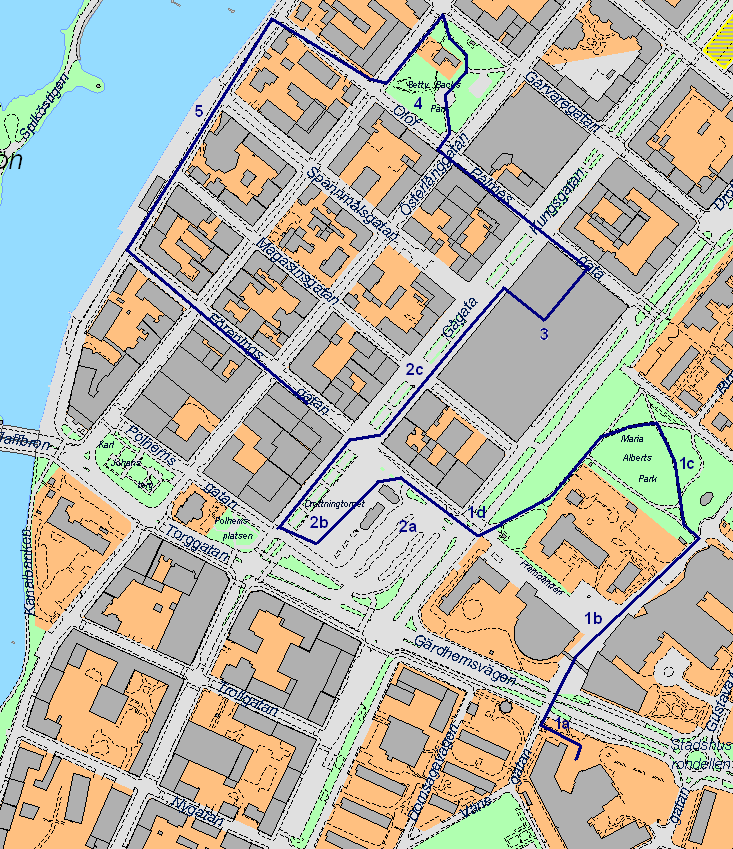 Uppföljning av trygghetsrond i Trollhättans centrum 2012-10-16 genomfördes en uppföljning av den trygghetsrond som gjordes i Trollhättas centrum den 29 februari samma år.