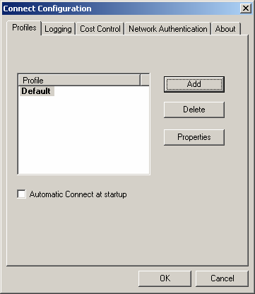 Konfiguration av Telia Connect Placering Konfigurationen görs med verktyget Connect Configuration som nås genom att: Välja Konfiguration under menyn Inställningar från programfönstret Välja Start/All