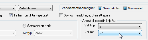 Hållplats- och turguiden Lättare att välja klass. I Beslutsguiden, Hållplats- och Turguiden och Planera egna turer, har valen av Skola, Årskurs och Klass förenklats.