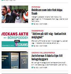 Veckans Affärer är det självklara förstahandsvalet för näringslivets beslutsfattare. Varannan vecka i magasinet eller analysbrevet, varje dag på sajten och varje gång på våra seminarier.