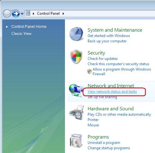 på Kontrollpanelen ( Control Panel ) 5 Egenskapsfönstret för Internet Protocol visas.