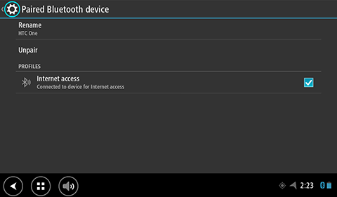 10. Välj appen Inställningar. 11. Slå på Bluetooth. 12. Välj Bluetooth och välj sedan SÖK EFTER ENHETER.