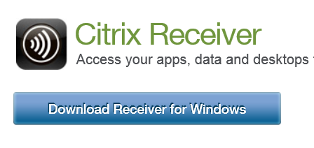 3 Installationsinstruktioner 2.1 Citrix installation i Windows 7: Finns det ingen Citrixklient installerad på datorn så följ nedan steg: Gå in på följande hemsida http://receiver.citrix.