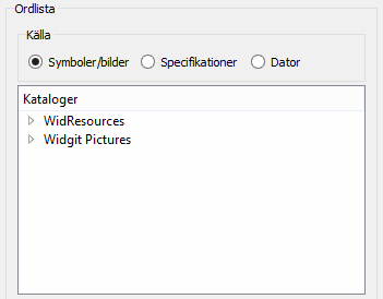 Specifikationer och egna bilder I SymWriter är det enkelt att inne i programmet sätta samman två symboler till en sammansatt symbol, som för nedanstående exempel.
