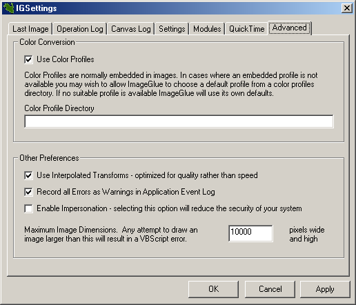 6. ImageGlue ImageVault använder sig av en plugin som heter ImageGlue för att konvertera bilder. ImageGlue installeras tillsammans med ImageVault.