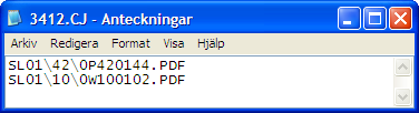 Efter avslutad hämtning visas en lokal log. Loggen bekräftar hur överföringen gått. Loggen kan sparas eller skrivas ut. Läs mer i avsnitt Lokal log.