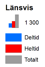 Som jämförelse redovisas grafiskt och kommunvis Sveriges folkmängd, bild 2.1. Bild 2.