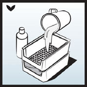 Rekommendationsguide - impregnering av mopper och dukar Mängd vätska per mopp/duk Str.