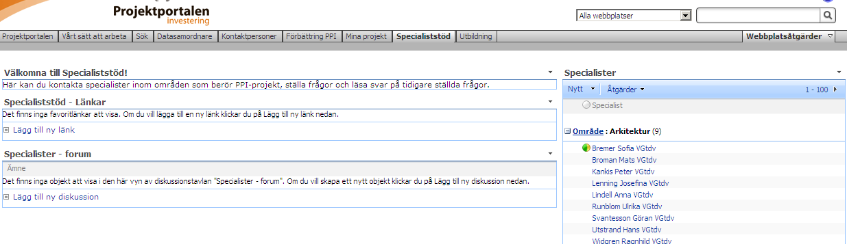 Manual för externa leverantörer sida 6 av 14 8 Förbättra PPI Här kan du rapportera in fel och synpunkter till förvaltningsgruppen som ger återkoppling direkt i listan.