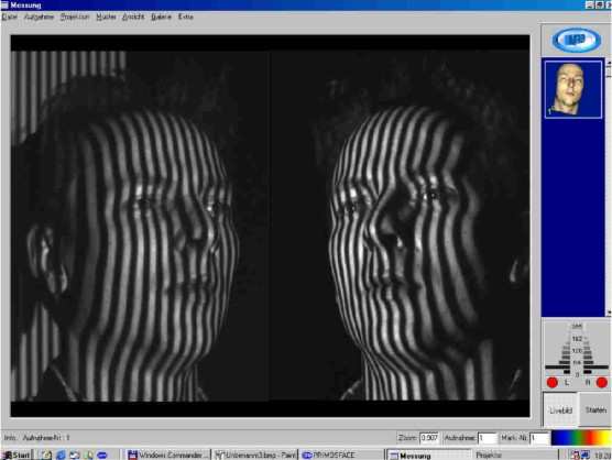 Structured- och modulated light scanner (active) Det liknar laser triangulation men istället för en laserstråle skickas ett mönster (oftast zebraränder) på föremålet som skall skannas samtidigt som