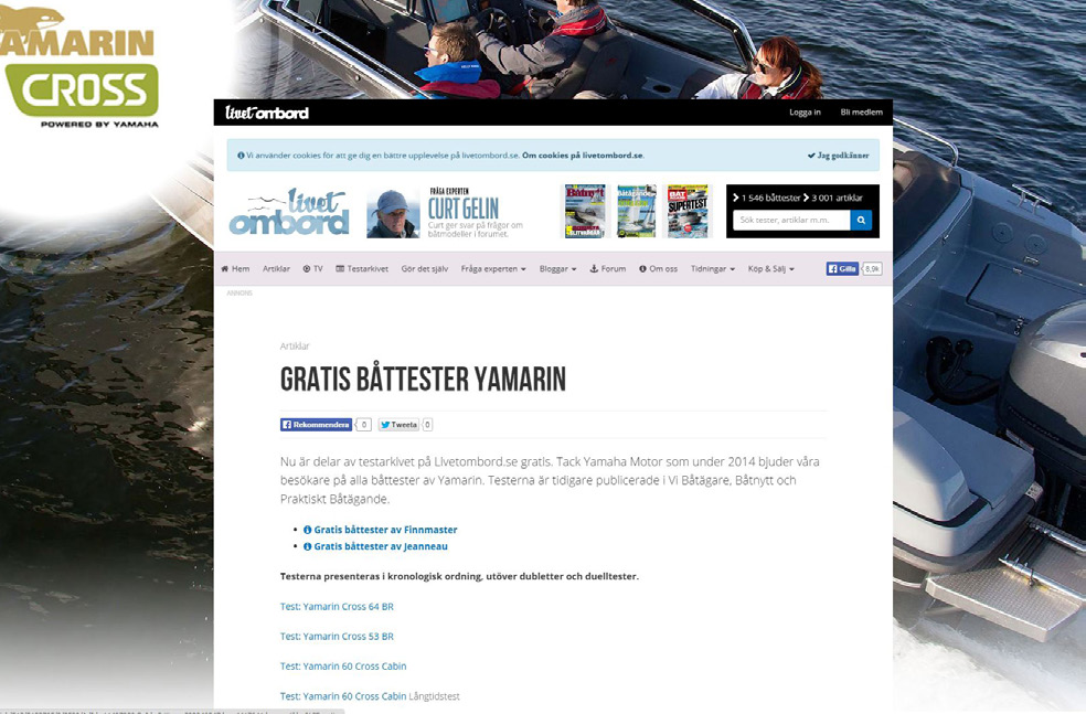 Filmsida: Panorama 1 & 2 980x240 1920x1080 GRATIS BÅTTESTER AV XXX SPONSRING AV BÅTTESTER På livetombord.se finns Sveriges största databas av båttester.
