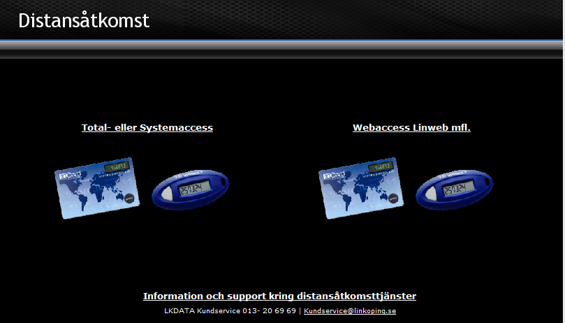 Länkar till både Citrix Web Client och Sun Java hittar du på www.linkoping.