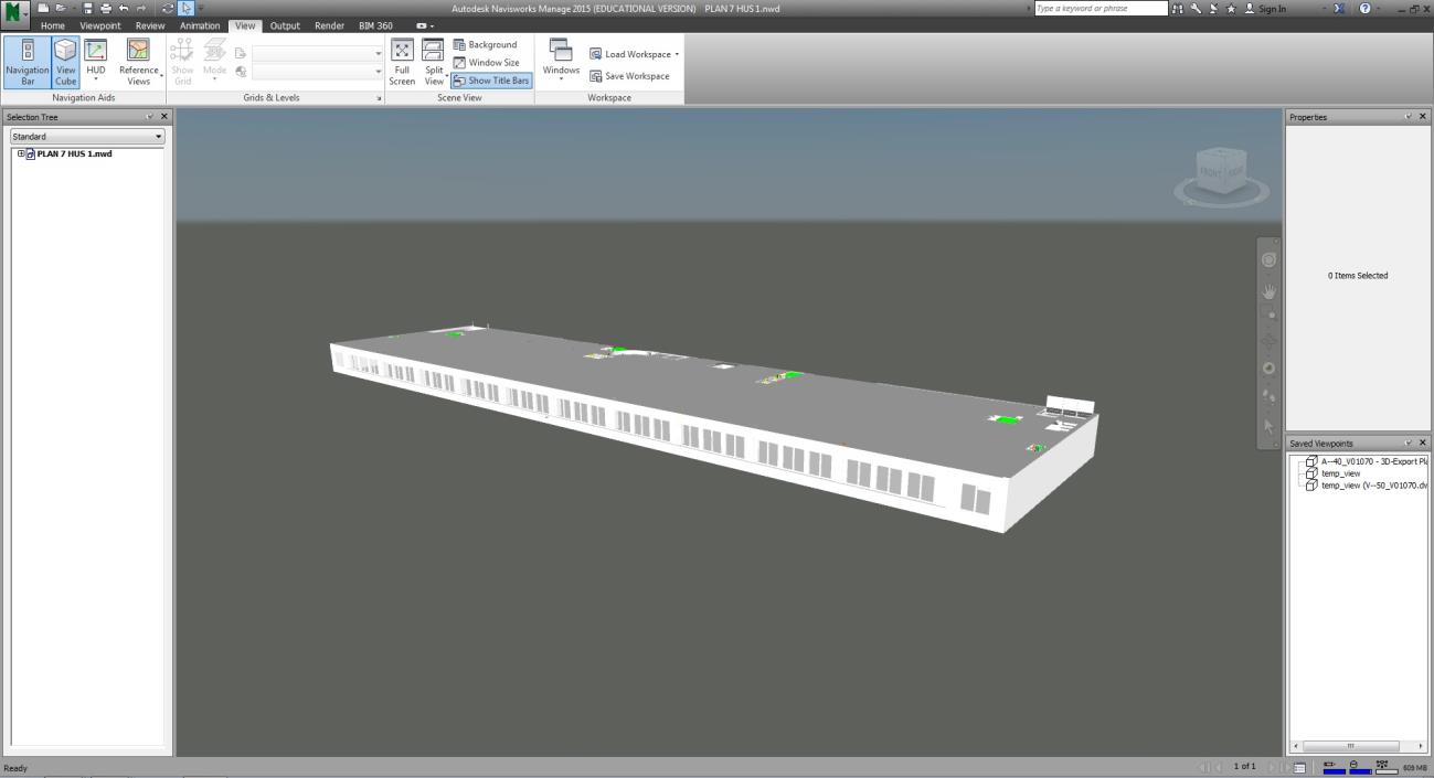 BILD 6.3 PRODUKTIONSANPASSAD MODELL I NAVISWORKS MANAGE 6.