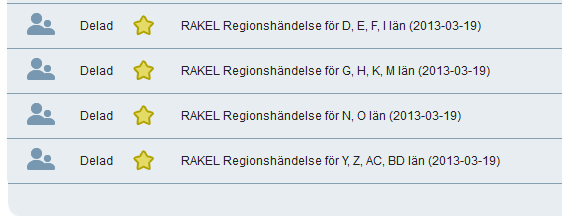 samhällsskydd och beredskap 4 (9) Ställa in Rakel driftinformation på personlig startsida När du loggar in i WIS kommer du till fliken Mina händelser under Personlig start.