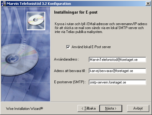 Ett annat krav för att bildvisningen ska fungera är att bilderna, med rätt filnamn, finns placerade i katalogen installationskatalog\photos där installationskatalog är den katalog som senare väljs