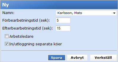 5.4 Agenter Agenter är Användare som länkats till funktionen Contact Center Agent.