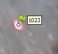 När en stödpunkt hade markerats i en bild satte PhotoScan ut den aktuella stödpunkten i alla övriga bilder den var synlig i.