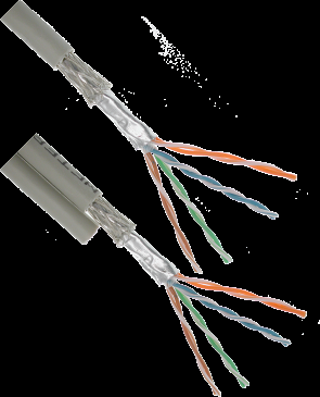 Skärmad halogenfri kategori 6-kabel Paren i kabeln är försedda med individuell folieskärmning vilket ger den försumbar överhörningskaraktäristik. En enkardelig biledare underlättar skärmanslutningen.