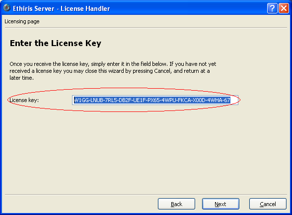 Kopiera Registration code och skicka den till Kentima med mail. Ni får då tillbaks motsvarande licenskod som gäller för version 5. Den nya licenskoden ska ersätta den gamla licenskoden i nästa dialog.