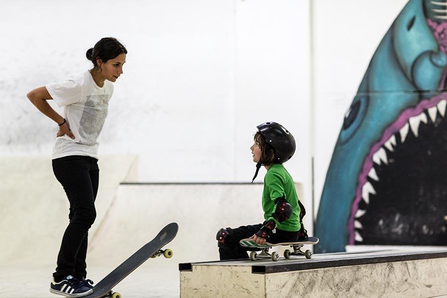Från skatepark Det började som en förfrågan till skatepark och blev efter enkät,