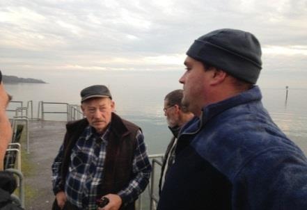 Figur 11. I november 2014 genomförde en delegation på 11 personer från Vätternvårdsförbundet bestående av yrkesfiskare, myndighetspersoner, fiskeintressenter en studieresa till Bodensjön, Tyskland.