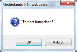 . Du trycker sedan på enter eller klickar på OK och därefter på Skicka rapport.