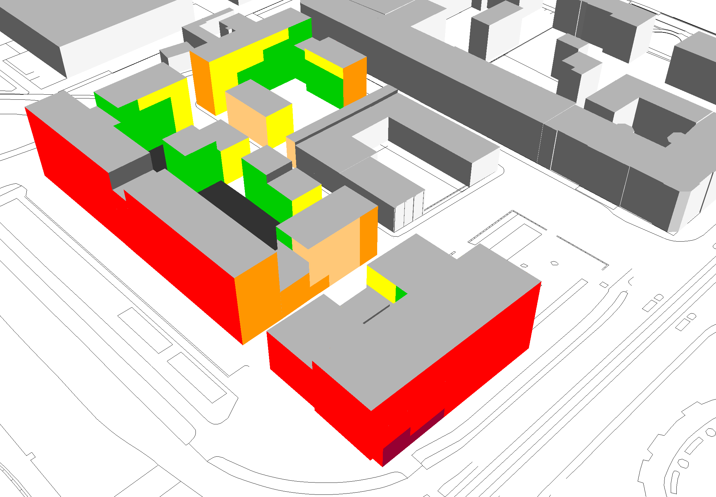 Ekvivalent ljudnivå för dygn i dba 65 < 60 < <= 65 55 < <= 60 50 < <= 55 45 < <= 50 <= 45 ABG TAP KV.