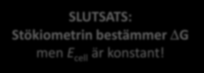 13.5 Mer om celler... DANIELLS CELL: Zn(s) Zn 2+ (aq) Cu 2+ (aq) Cu(s) + E cell (1.