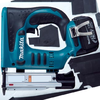 Satisfy Professional s Needs 17 BPT350RFE Stiftpistol (PIN) 14,4 V Li-ion Extreme Nyhet! Makita lanserar nu en driftsäker, batteridriven stiftpistol för tunna stift utan huvud.