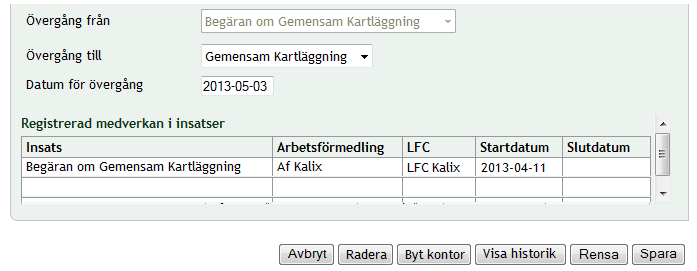 Initierad av Af (när Arbetsförmedlingen initierar gemensam kartläggning).