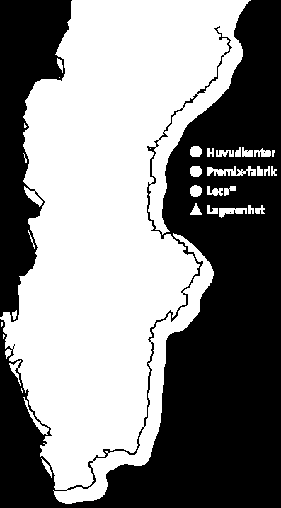 EN LOKAL AKTÖR FÖR ATT STÖTTA ERA VERKSAMHETER Nära kunderna Processtyrd tillverkning Bulk, storsäck, småsäck och