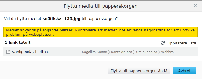 Arbeta med bilder på sunne.se i CMS 7.