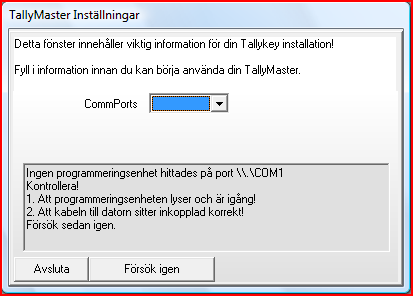 När allt är installerat kommer denna dialogruta fram. Klicka på [Avsluta] Om din dator är uppkopplad mot Internet kan du nu registrera din programvara.