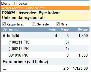 Inmatning textrader Markeras Inmatning textrader öppnas ny dialog: Inmatning här ger möjlighet att mata in upp till fyra textrader.