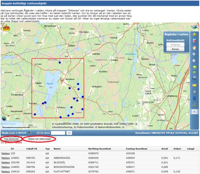Användarmanual för Åtgärder i Vatten möjliggör koppling till andra system hos t ex SMHI och HaV.