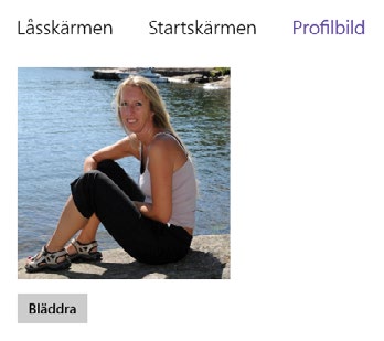 1 Anpassa Windows startskärmen Klicka du på Startskärmen (Start screen) kan du välja ett mönster samt en annan färg för startskärmen. Färgen påverkar även snabbknappar och viss annan information.