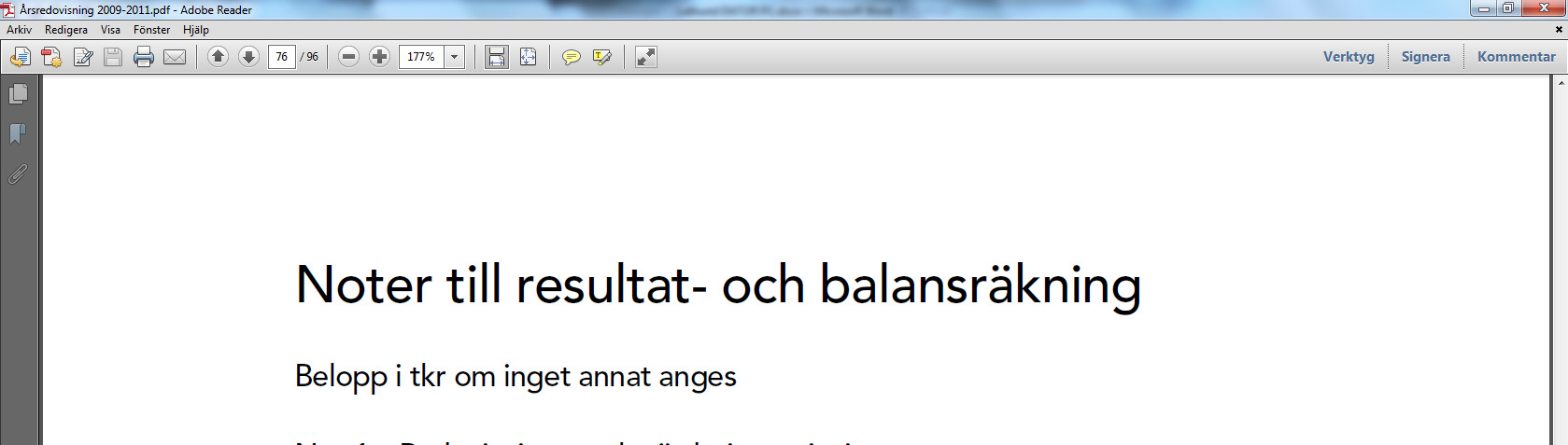 3 (7) Läsa och hantera en handling Öppna handlingen från den plats på datorn där du sparat den. Om du har laddat ned Adobe Reader XI (11.0) bör handlingen öppnas automatiskt i den programvaran.
