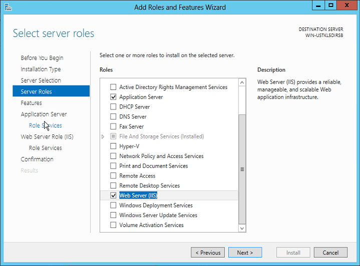 Windows Server 2012 För att kunna installera Hogia Approval Manager behöver Windows Server 2012 vara uppsatt med Internet Information Server (IIS).