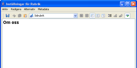 6 Redigera text på en webbsida Gå till sidan du ska redigera. Dubbelklicka på texten. All text som du har behörighet att ändra omges av en streckad linje.