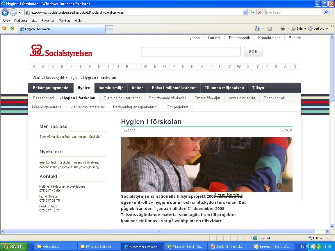 Mycket information finns kvar Nationellt