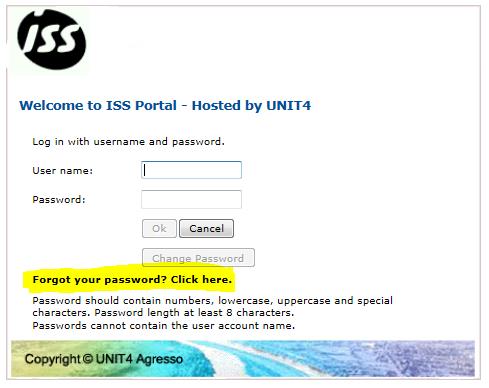 Glömt ditt lösenord? Så här återställer du ditt lösenord Om du glömt ditt aktuella lösenord till Ekonomiportalen kan du återställa det genom att klicka på Forgot your password? Click here.